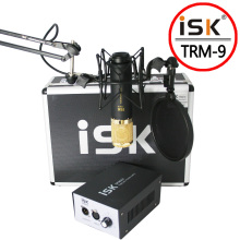 商城 ISK TRM-9 高档录音电子管麦克风/话筒（悬臂 调音台 全套）