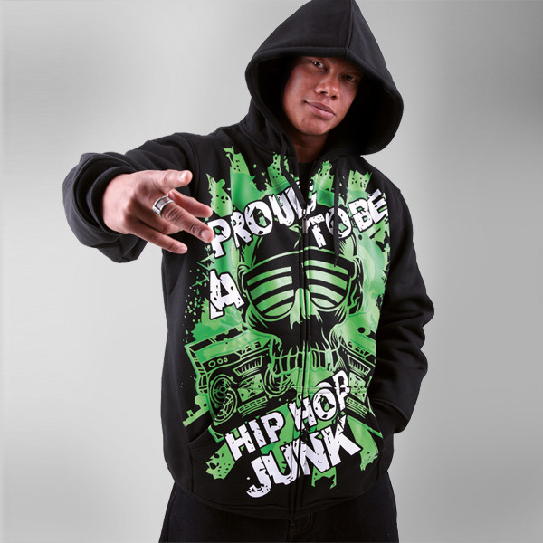 扎马斯 HIPHOP JUNK嘻哈街舞加大潮人卫衣 113B