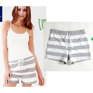 Washing skin exports Germany  single circle code organic cotton comfort cotton stripe shorts women