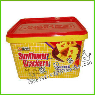 特价五冠品质 菲律宾进口 向日葵饼干 芝士味 乳酪夹心 700g特价