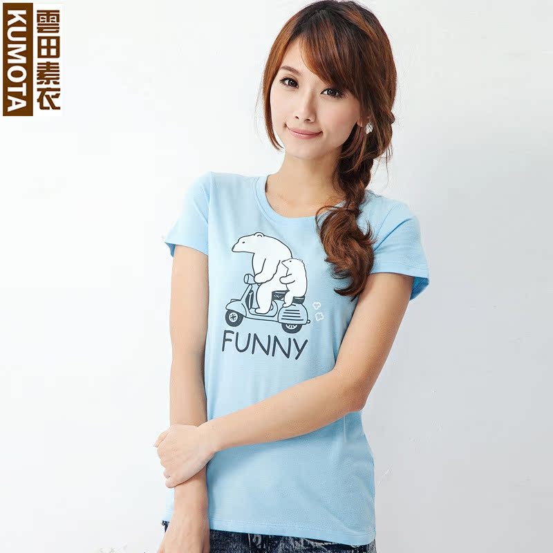 修身女装短袖t恤...