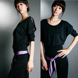 最新韩版<span class=H>瑜伽</span><span class=H>服</span>套装 舞蹈<span class=H>服</span>蝙蝠衫瑜珈<span class=H>服</span>AM27秋冬款限量秒杀