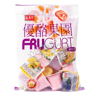  ㊣台湾进口 正宗盛香珍综合口味优酪果园果冻布丁350g 原装零食