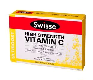 特价直邮 Swisse Vitamin C高含量维生素C 泡腾