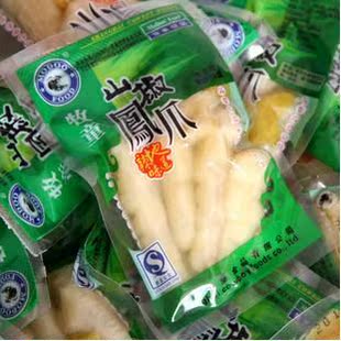  小牧童山椒凤爪泡椒鸡爪500g新货上架休闲食品上海特产零食22.6元