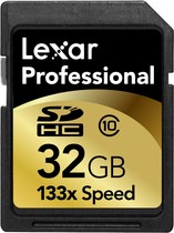 Lexar 雷克沙 Professional 专业级 SDHC存储卡（32GB、Class10、133X）