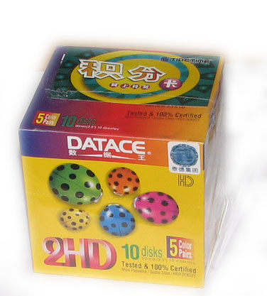 ㊣磁盘㊣原装正品 DATACE 甲壳虫 1.44M 3.5寸 单片装 磁盘 软盘