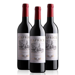  也买酒 法国进口红酒 圣卡佩斯干红葡萄酒3瓶组合750ml*3