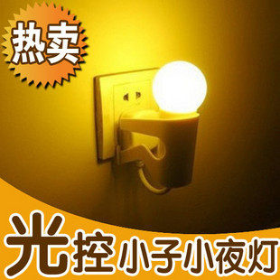 光控小夜灯 感应灯LED小人夜灯创意小夜灯 节能竞速小子光控灯