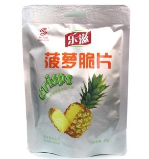  乐滋 菠萝脆片 双合泰 冻干菠萝脆片 健康休闲零食 20g
