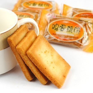  白鹤铁板鸡蛋煎饼 脆性饼干儿童食品堪比面包干200g