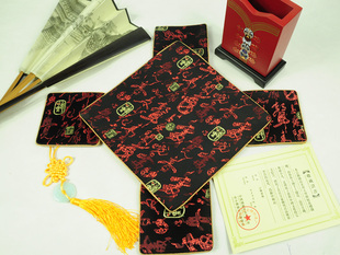  御织坊云锦 南京云锦 礼品 云锦鼠标垫 云锦杯垫 餐桌五上套 特产