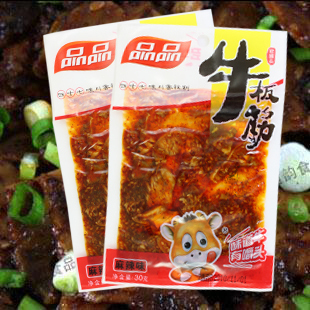  百年蓉府 四川特产 品品人生牛板筋30g（麻辣味）零食品 小吃