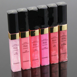 香奈儿晶亮唇蜜唇彩小样枚红裸色104# 126# 1