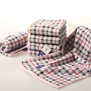  新品 金号 全棉/纯棉 毛巾/面巾/美容巾  小方格线条  正品保真