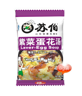  苏伯汤袋装 紫菜蛋花汤 蔬菜汤速食汤包 8g克 苏泊 紫菜蛋花汤