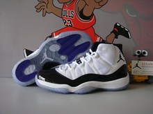 ˫�ʹ� ��Ʒ AIR JORDAN 11 �ǵ�11�� AJ11 �׺���ɫ 378037-107