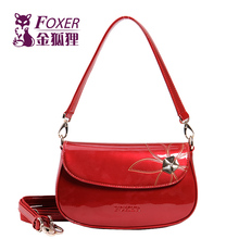 品牌特卖 金狐狸漆皮小包单肩手提斜挎包 2012新款牛皮女士包包潮 品牌特卖 金狐狸漆皮小包单肩手提斜挎包 2012新款牛皮女士包包潮