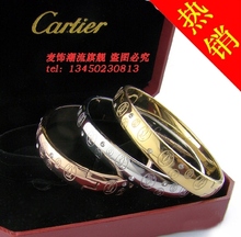 Cartier Santos Cartier pulsera de titanio hermosa esférica