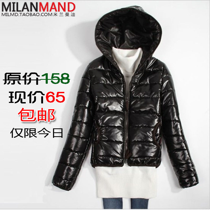 2012新款春装韩版亮面棉服经典棉袄秋冬韩版加厚外套女装短款棉衣