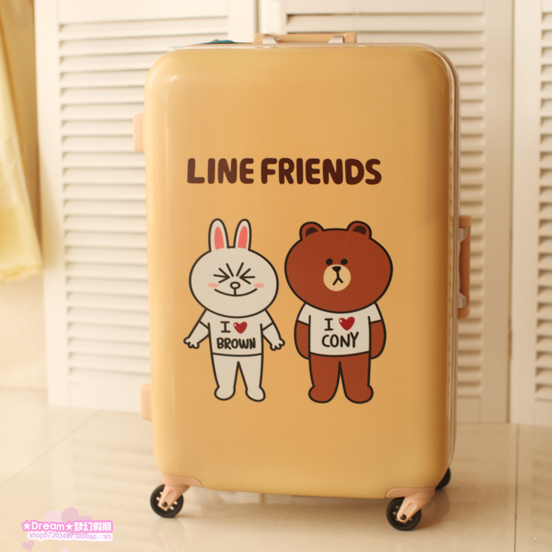 line friends luggage