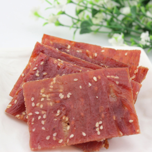  靖江特产 久久丫 蜜汁猪肉脯/猪肉干200g 休闲零食品