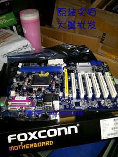 双11狂欢foxconn富士康h61ap6pci槽全固态集显监控主板新货com口