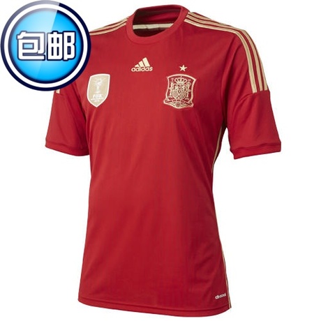 香港专柜正版2014世界杯西班牙球衣主场正版