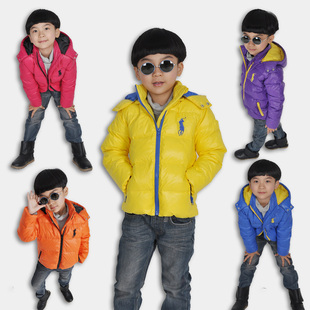  春节特价 糖果色羽绒服新品男童棉衣外套儿童加厚清仓反季