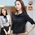唯美特2012春秋装新款女士韩版衬衣OL修身女款长袖衬衫C027