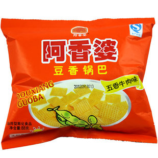  太阳牌阿香婆小米锅巴 特色休闲膨化零食小吃 陕西特产锅巴五香味