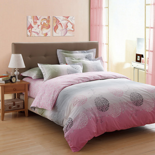  伴爱丝 年终大促纯棉印花斜纹四件套全棉包邮 公主 田园 特价包邮