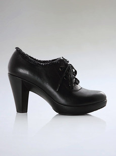 Fashion fringed imitation wood grain leather shoes increased 121511303