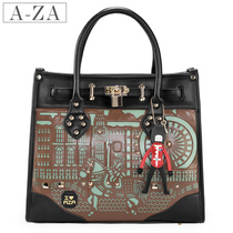 AZA 2012 new style handbag College wind vintage bag smiling Bao Chao laptop shoulder bag 3,121