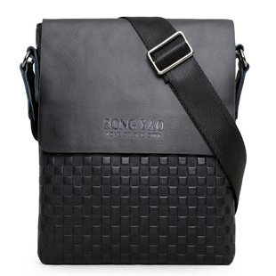  【真皮】正品袋鼠耀荣男包商务休闲包单肩斜挎男士牛皮背包菱格包