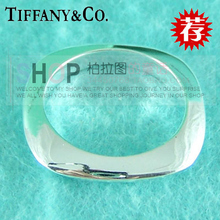 Tiffany plata de ley 925 joyas de cajas de regalo de anillo de radio plana