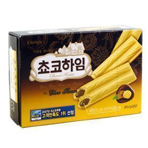  【韩国零食 进口食品】可拉奥 巧克力榛子蛋卷 榛子瓦142g 到货啦