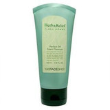包邮韩国The Face Shop 草本男士洗面奶120ml抗敏感 控油收缩毛孔