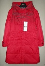 2011新款 <span class=H>艾莱依</span>专柜正品<span class=H>羽绒</span><span class=H>服</span>AFA7011渐变印花长款女式<span class=H>羽绒</span>大衣