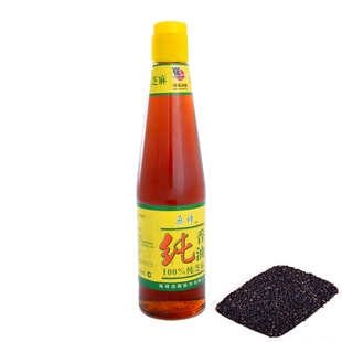  【天猫超市】崔字 桑梓纯香芝麻油 448ml/瓶