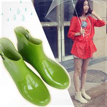 【C9 SHOP】独家特价 热卖 外贸韩版糖果色短筒雨鞋(偏大一码)