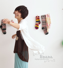 nana 2012新 独家 条纹暗花 防晒开衫七色入C120489