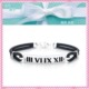 Tiffany925纯银黑绳罗马数字手链