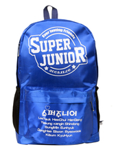 SJ/ Super Junior 5辑周边 宝蓝色新款书包 背包 双肩包