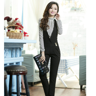 淘宝网品牌<em>女装</em>2014<em>春季</em>新款连体背带<em>裤</em>装打