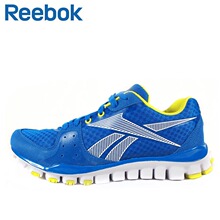 新品reebok锐步 RealFlex科技 男子基础运动训练鞋 男鞋 蓝J87750