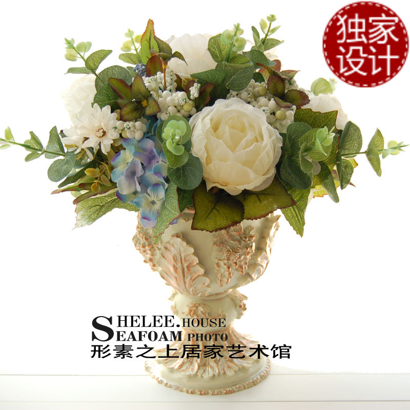 独家超值欧式田园仿真花套装花艺家居电视柜餐桌茶几装饰工艺摆件|ruв категории Домашний быт, ваза/цветок/искусственные цветы/моделирование украшения, искусственные цветы/искусственные цветы - от Buy2taobao.com для оказания профессиональной услуги покупки агента Taobao