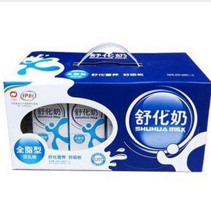  限时降温大特价 伊利低脂/全脂营养舒化牛奶250ml*12包/提