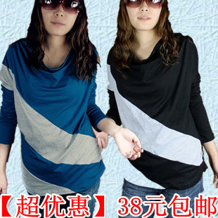2012新款春装上衣服韩版修身女装长款时尚长袖