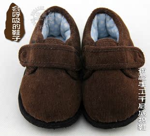 宝宝纯手工传统棉鞋男儿童千层底鞋婴儿布鞋软